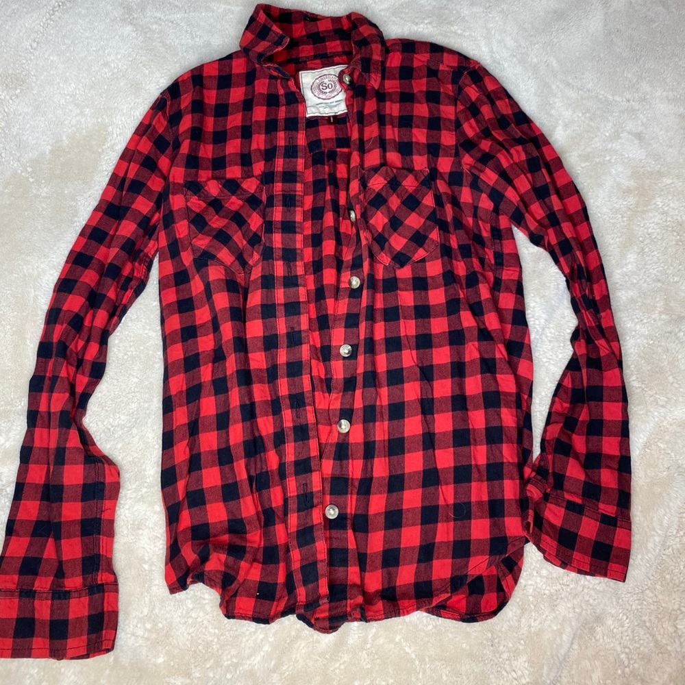 Red Checkered Flannel